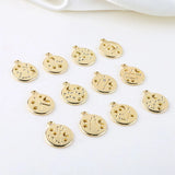 12 Zodiac Constellations Copper Charms DIY Jewelry Making