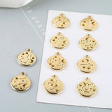 12 Zodiac Constellations Copper Charms DIY Jewelry Making