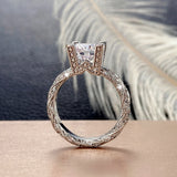 Twist Band Fancy Finger Wedding Bands Women's Rings Full Bling Crystal CZ Stone
