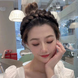 Twist Braid Hairband Wig Headband Pressure Hair Pull Flower Wide-brimmed