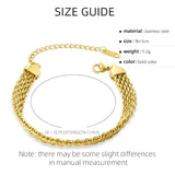 Twist Braided Titanium Steel Bracelet European American Ins Basic Classic Mesh
