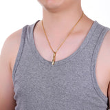 Geometric Pendant Necklaces & Titanium Chain Party Accessories
