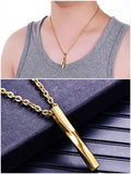 Geometric Pendant Necklaces & Titanium Chain Party Accessories