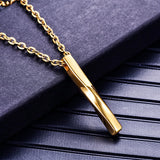Geometric Pendant Necklaces & Titanium Chain Party Accessories