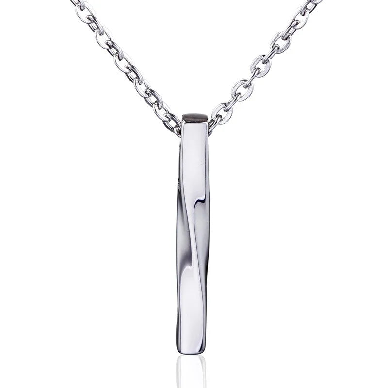 Geometric Pendant Necklaces & Titanium Chain Party Accessories