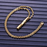 Geometric Pendant Necklaces & Titanium Chain Party Accessories