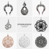 925 Sterling Silver Infinity Pendant Ethnic Gift For Women Men Girls