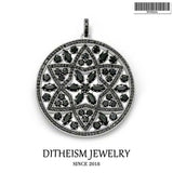 925 Sterling Silver Infinity Pendant Ethnic Gift For Women Men Girls