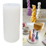 Rabbit Decoration Candle Silicone Mold Resin Epoxy Polymer Clay DIY Ornament