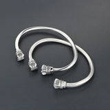 Rose Compass Steel Bracelet Bangle