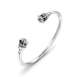 Rose Compass Steel Bracelet Bangle