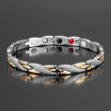 Twisted Dragon Magnetic Therapy Bracelet Stainless Steel Jewelry