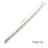 Twisted Dragon Magnetic Therapy Bracelet Stainless Steel Jewelry
