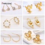 Twisted Knot Round Post Earrings for Women