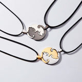 Cat Couples Animal Pendant Choker Necklace Thanksgiving Gift