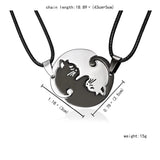 Cat Couples Animal Pendant Choker Necklace Thanksgiving Gift