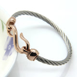 Titanium Steel Love Charm Bracelet for Women
