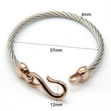 Titanium Steel Love Charm Bracelet for Women