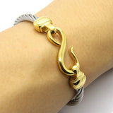 Titanium Steel Love Charm Bracelet for Women