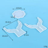 Silicone Casting Resin Molds for DIY Tray Jewelry Pot, UV Epoxy