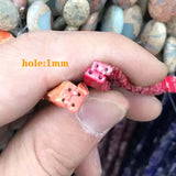 2 Holes Natural Turquoise Stone Beads for DIY Bracelets