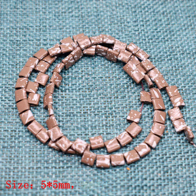Hematite Beads 5x5mm Square Spacer Beads for Jewelry Making