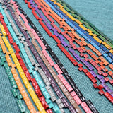 Hematite Beads 5x5mm Square Spacer Beads for Jewelry Making