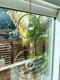 Crystal Sun Catcher, Rainbow Prism Window Hanging