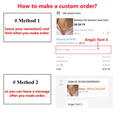 Personalized Flower Name Necklace Choker Silver Chain Jewelry