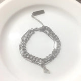 Love Couple Bracelets Magnet Splicing Two Pieces