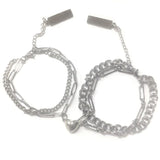 Love Couple Bracelets Magnet Splicing Two Pieces