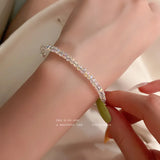 Dazzling Crystal Bracelet Sweet Lady Hand Accessory