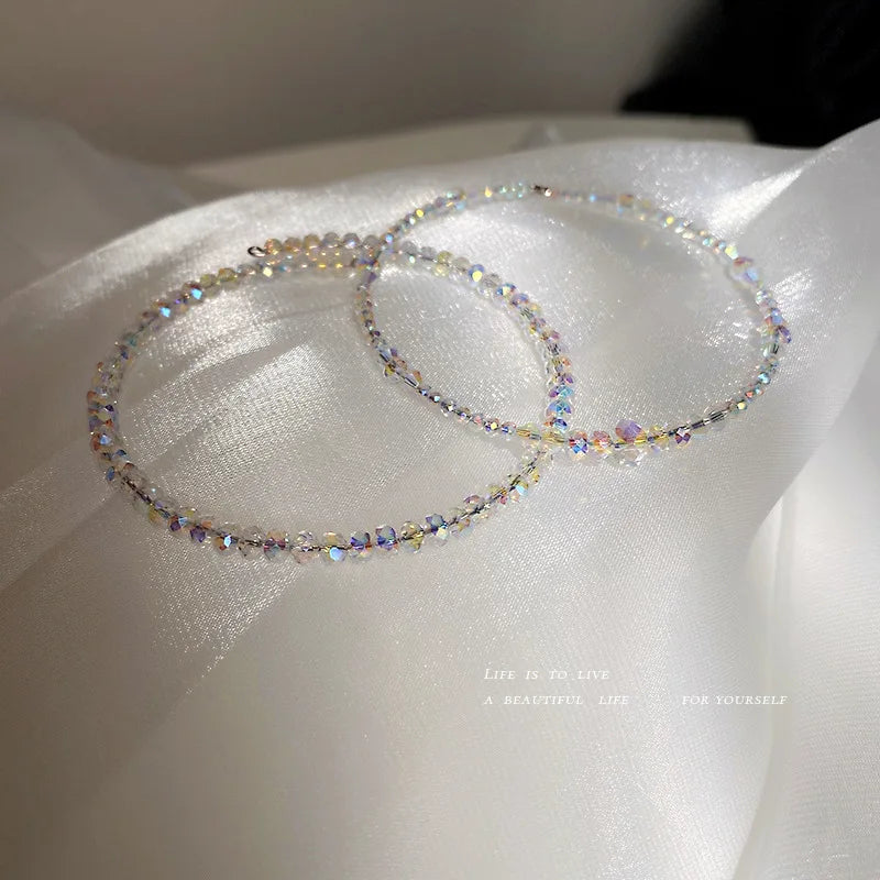 Dazzling Crystal Bracelet Sweet Lady Hand Accessory
