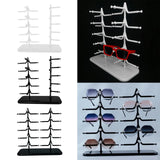 2-Row Sunglasses Display Rack Eyeglass Glasses Stand Holder