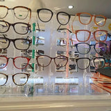 2 Row Sunglasses Rack Glasses Holder Display Stand