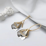 Geometric Triangle Earrings French Vintage Women's Accessories