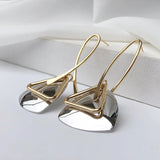 Geometric Triangle Earrings French Vintage Women's Accessories
