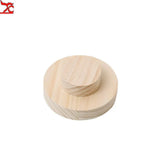 Two-Tier Round Bracelet Display Stand Pine Jewelry Storage Props
