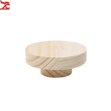 Two-Tier Round Bracelet Display Stand Pine Jewelry Storage Props