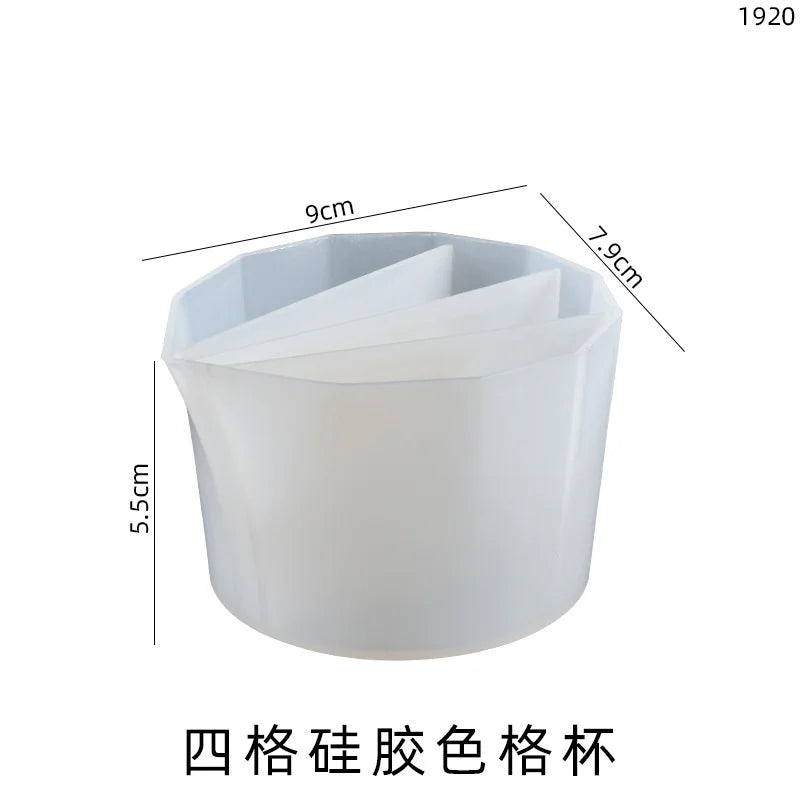 Layered Silica Gel Mold for Multi-Color Storage