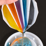 Layered Silica Gel Mold for Multi-Color Storage