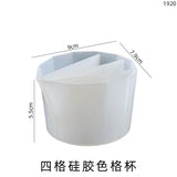 Layered Silica Gel Mold for Multi-Color Storage