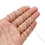 Stainless Steel Paperclip Chain 2mm Link Bulk for Jewelry Making