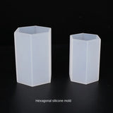 Diamond Silica Gel Epoxy Resin Molds for Pen Container Decoration
