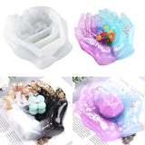 Two-hand Model Storage Dish Silicone Mold for DIY Epoxy Resin Home Decor