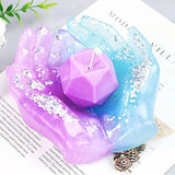 Two-hand Model Storage Dish Silicone Mold for DIY Epoxy Resin Home Decor