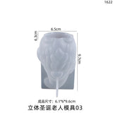 Santa Claus Silicone Mould Epoxy Resin Christmas Decor