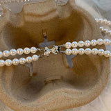 Elegant Bow Pearl Necklaces Set