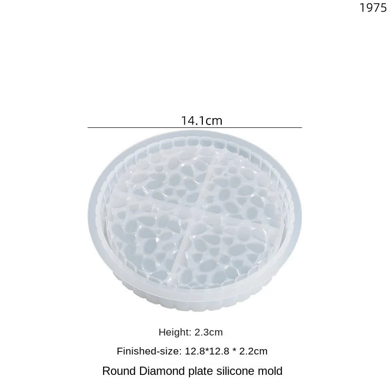 Silica Gel Mold Epoxy Resin for DIY Drawer, Fruit Tray, Jewelry Box