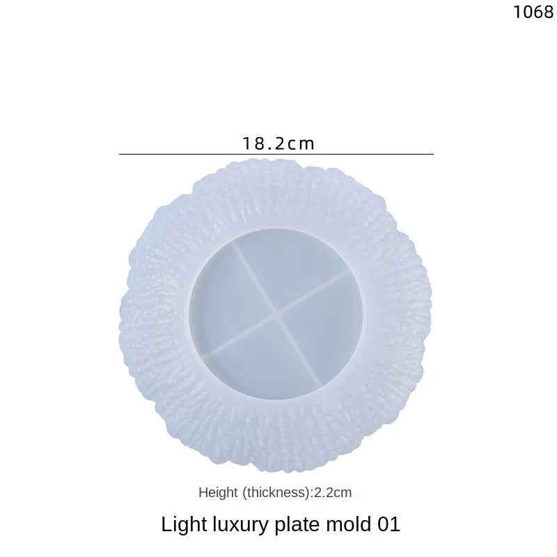 Rules Tray Silicone Mold Epoxy Resin for Fruit Jewelry Storage Tray